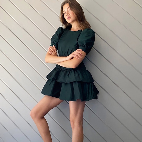 Aritzia Capri Dress in Scarab - Picture 2 of 4